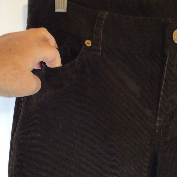 J.Crew Favorite Fit Brown Corduroy Pants Women’s 2R Bootcut Mid Rise Stretch - Picture 5 of 9